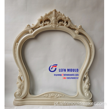 Moldura de espelho de parede oval em ABS decorativo